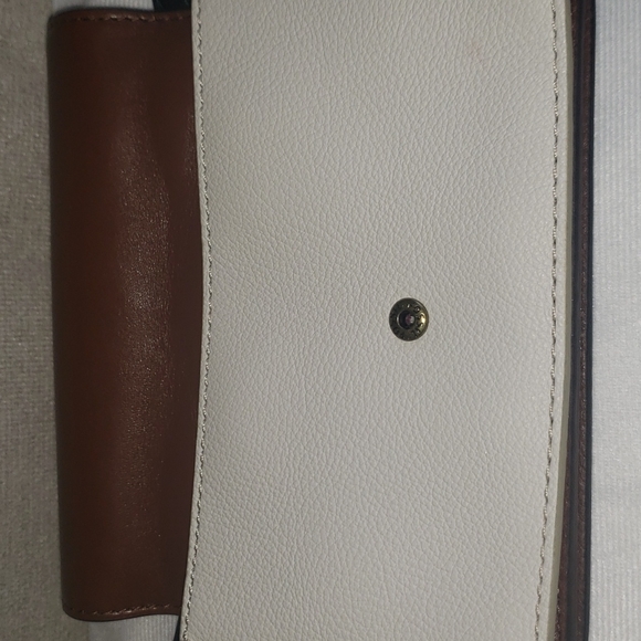 FOSSIL “Mila” Mini Crossbody Black Cream Brown - Picture 6 of 8